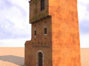 arabian house low-poly model 3D Model