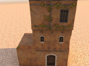 arabian house low-poly model Model 3D