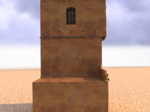 arabian house low-poly model Model 3D
