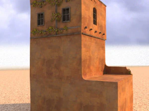 arabian house low-poly model 3D Model