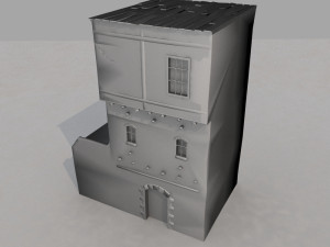 arabian house low-poly model Model 3D