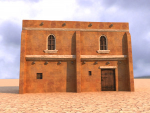 arabian house low-poly model 3D Model