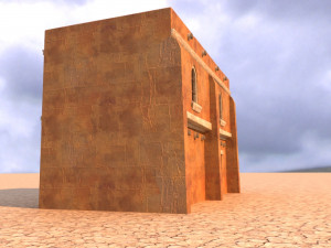 arabian house low-poly model 3D Model