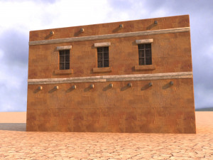 arabian house low-poly model 3D Model