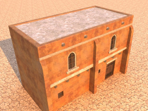 arabian house low-poly model 3D Model