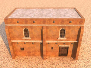 arabian house low-poly model 3D Model