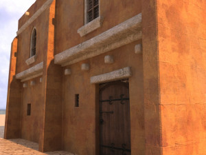 arabian house low-poly model 3D Model
