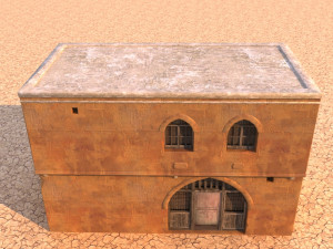 arabian house low-poly model Model 3D