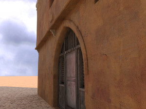 arabian house low-poly model Model 3D