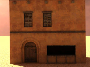 arabian house low-poly model 3D Model