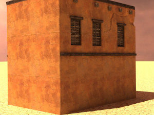 arabian house low-poly model 3D-Modell