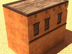 arabian house low-poly model 3D-Modell