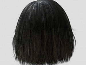 woman hairstyle 3D 모델