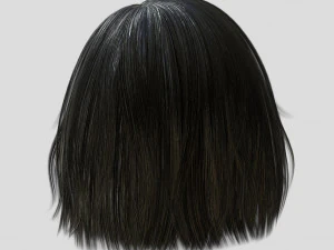 woman hairstyle 3D Model