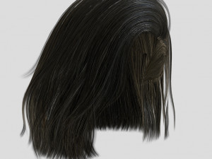 woman hairstyle 3D 모델