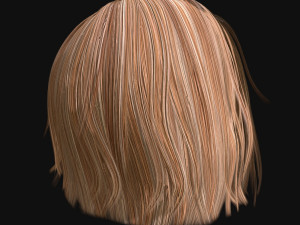 woman hairstyle 3D Модель