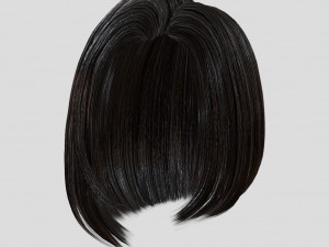 woman hairstyle Modelo 3D