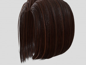woman hairstyle Modello 3D