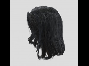 woman hairstyle 3D Modell