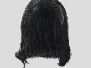 woman hairstyle 3D Modell