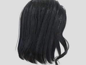 woman hairstyle 3D Modell