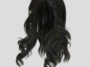 woman hairstyle Modello 3D