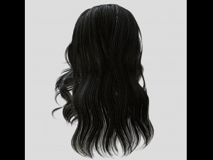 woman hairstyle Modello 3D