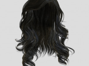 woman hairstyle Modello 3D