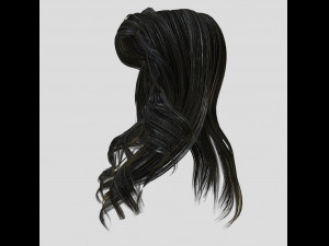 woman hairstyle Modello 3D