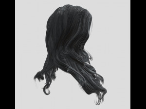 woman hairstyle Modello 3D