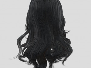 woman hairstyle Modello 3D