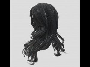 woman hairstyle Modello 3D