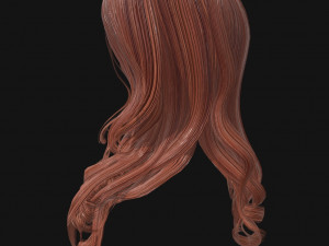 woman hairstyle 3D 모델