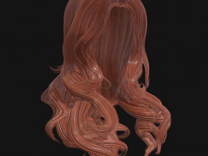 woman hairstyle 3D Model