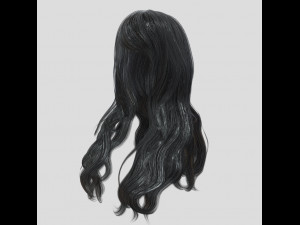 woman hairstyle 3D Model