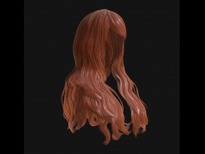 woman hairstyle 3D मॉडल