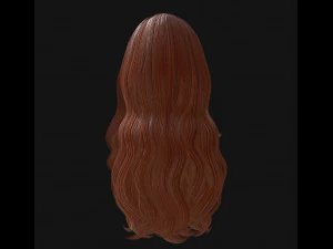 woman hairstyle 3D Model