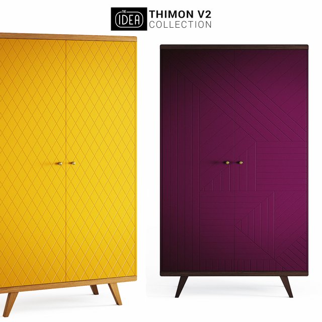 the idea thinon v2 cabinet 3D Model .c4d .max .obj .3ds .fbx .stl .blend 