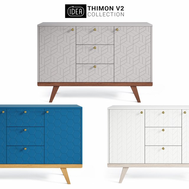 the idea thinon v2 chest of drawers 3D मॉडल .c4d .max .obj .3ds .fbx .stl .blend 