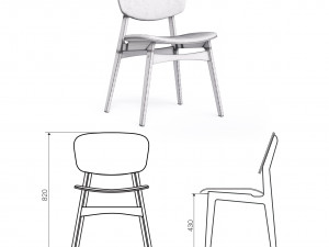model of soft stool sid the idea Modèle 3D