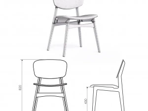 model of soft stool sid the idea 3D Model