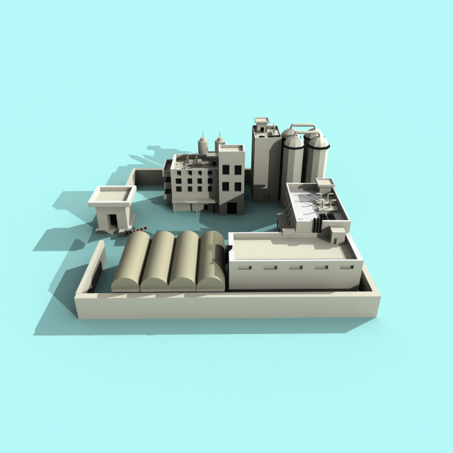 industry 3D Model .c4d .max .obj .3ds .fbx .stl .blend 