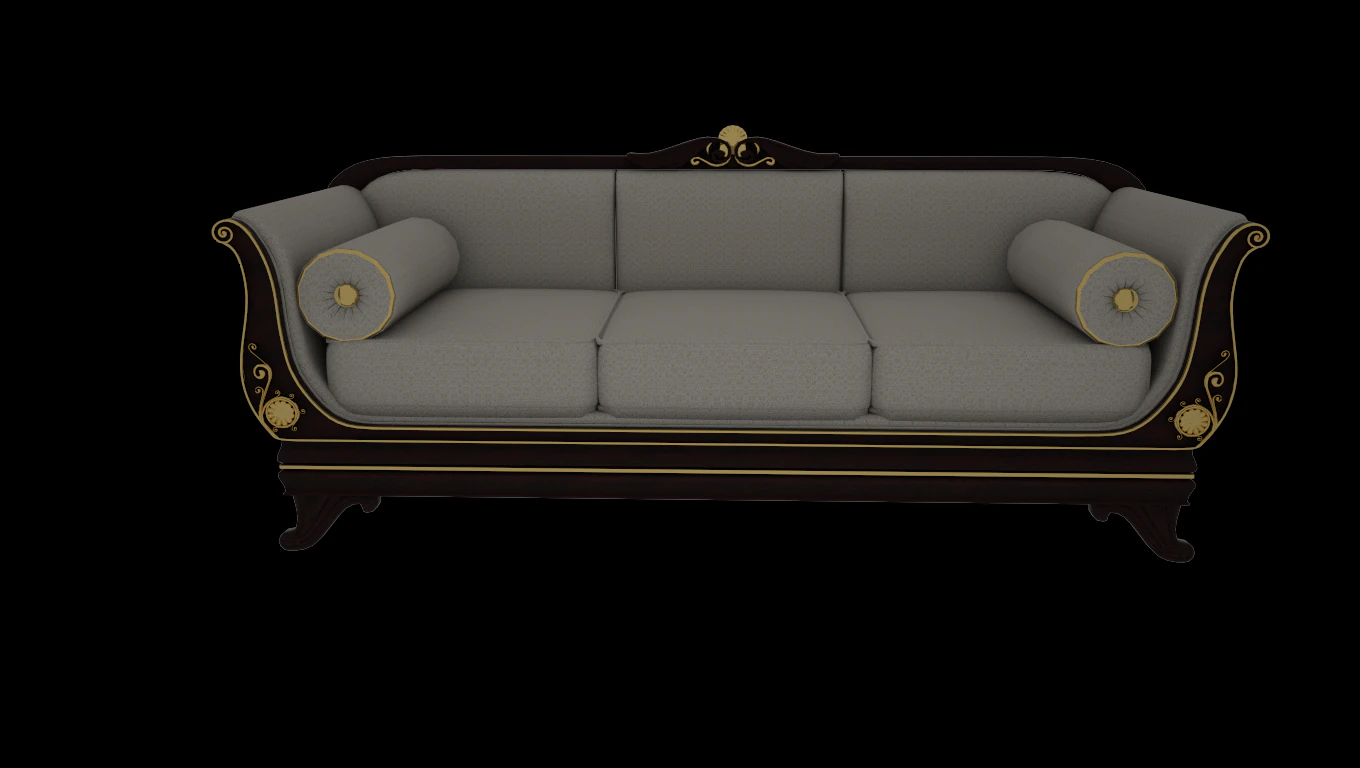 sofa 3D Model .c4d .max .obj .3ds .fbx .stl .blend 