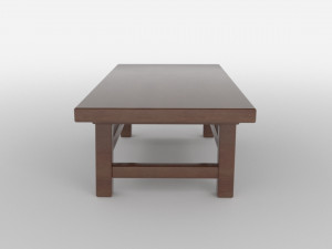 modern coffee table 3D 模型