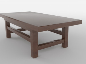 modern coffee table 3D 模型