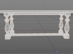 classic coffee table 3D Model
