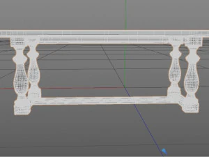 classic coffee table 3D Model