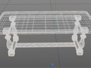 classic coffee table 3D Model