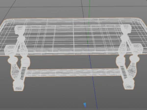 classic coffee table 3D Model