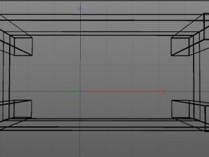 black modern table 3D 모델